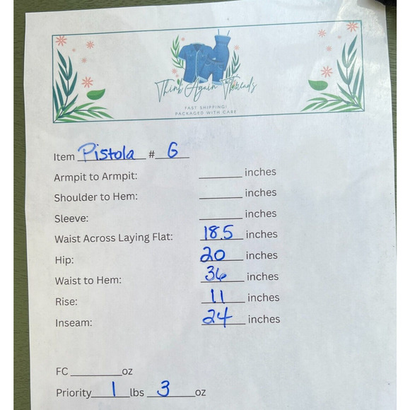 Pistola Skinny Jeans Distressed High Waisted Plus Size 16W - Picture 13 of 13